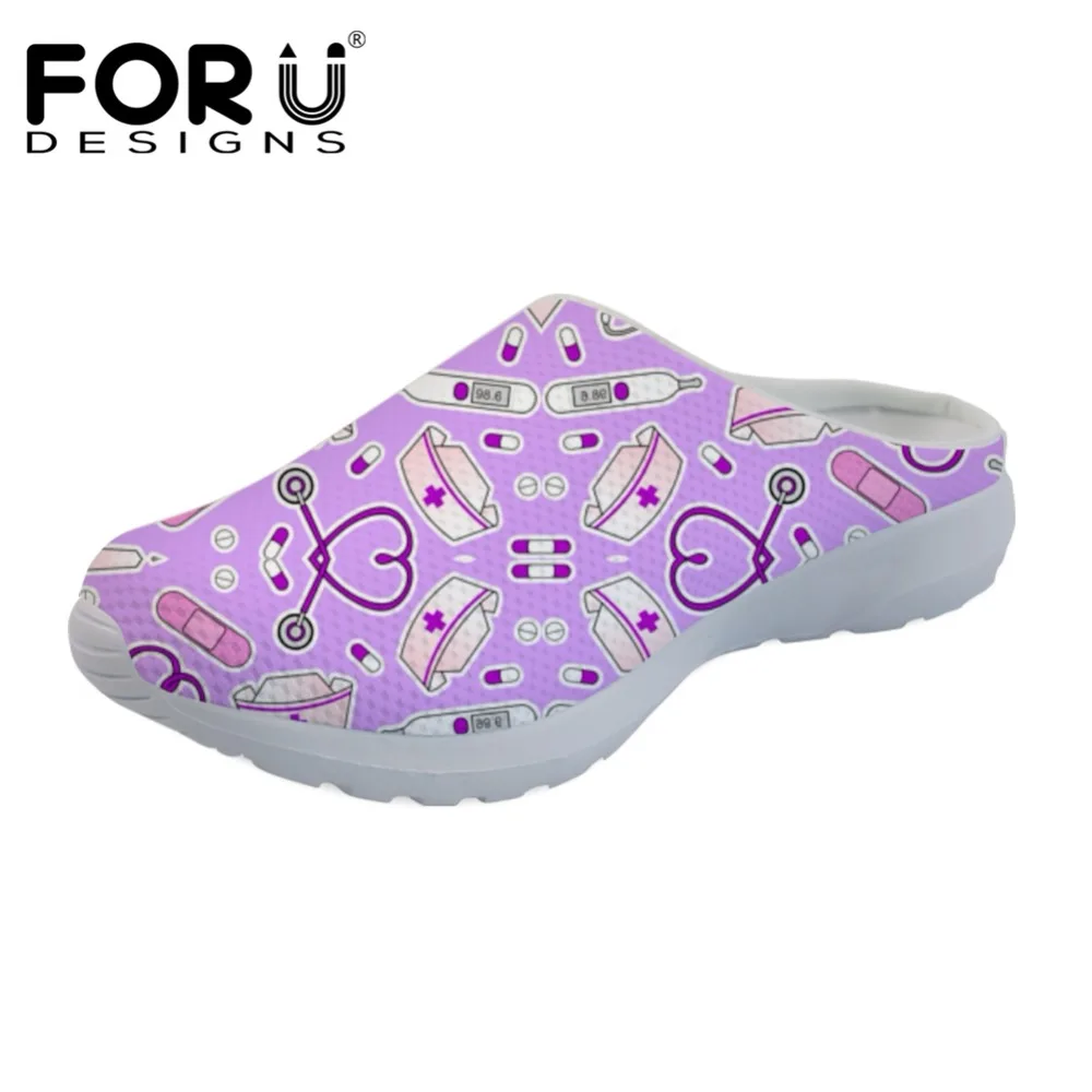 FORUDESIGNS Purple Nurse Fashion Brand Flats Women Sandals Summer Casual Nursing Comfortable Mesh Women's Sandals Home Slippers
FORUDESIGNS Purple Nurse Fashion Brand Flats Women Sandals Summer Casual Nursing Comfortable Mesh Women's Sandals Home Slippers