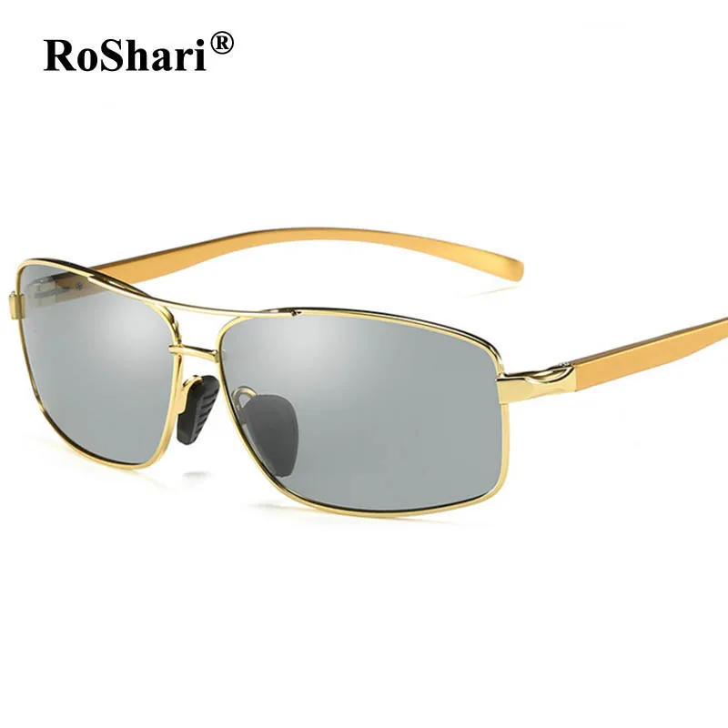 RoShari A54 Photochromic Sunglasses Men Polarized High Definition Discolored Driving Sun Glasses gafas de sol hombre
RoShari A54 Photochromic Sunglasses Men Polarized High Definition Discolored Driving Sun Glasses gafas de sol hombre
