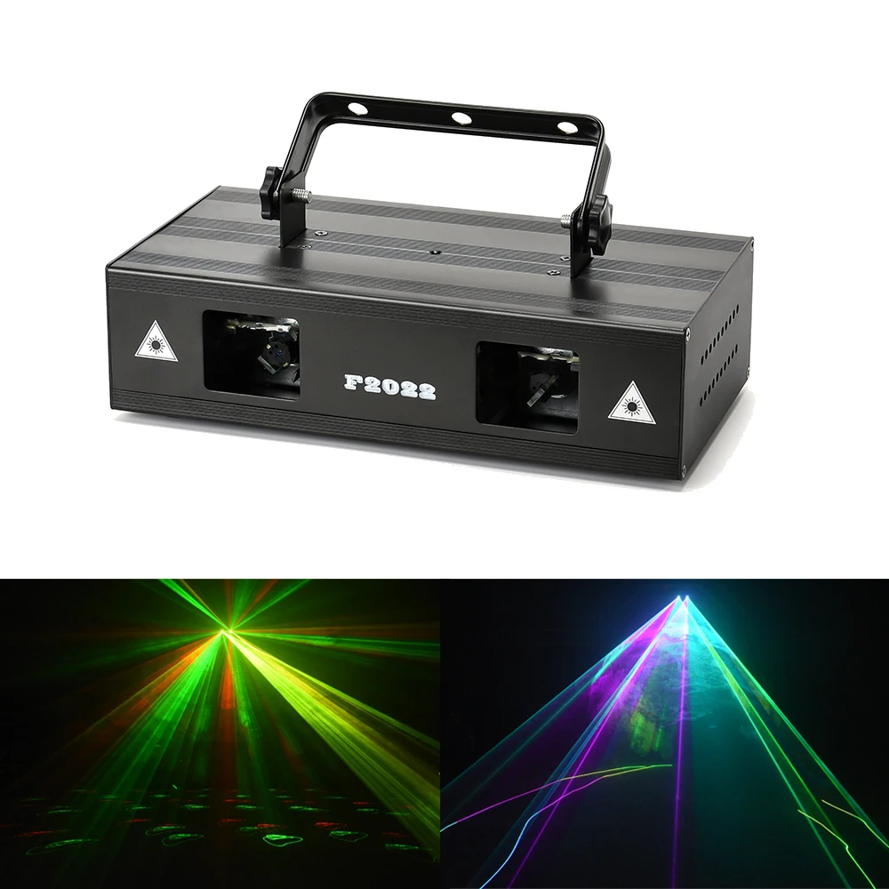 High brightness 2 Lens Red Green Blue RGB Beam Laser DMX512 professional projector DJ Disco home party show stage lighting
High brightness 2 Lens Red Green Blue RGB Beam Laser DMX512 professional projector DJ Disco home party show stage lighting