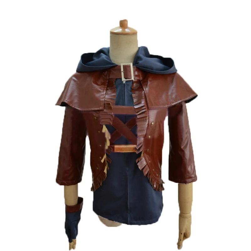 LOL Ezreal Classic Skin Cosplay Costume Halloween Uniform Outfit Cape+Hoodie+Glove+Belt+leg belts Custom-made 11
LOL Ezreal Classic Skin Cosplay Costume Halloween Uniform Outfit Cape+Hoodie+Glove+Belt+leg belts Custom-made 11