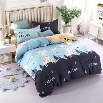 Deer Forest Bedding Set sanding Bed Set Twin Queen Size Bed Sheet Cheap Duvet Cover Set Blue and Black Bed Linen
Deer Forest Bedding Set sanding Bed Set Twin Queen Size Bed Sheet Cheap Duvet Cover Set Blue and Black Bed Linen