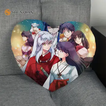 Hot Sale Inuyasha Heart Shape Pillow Cover Custom zipper Pillowcase Just Cover No Core Size 41x36cm,47x42cm
Hot Sale Inuyasha Heart Shape Pillow Cover Custom zipper Pillowcase Just Cover No Core Size 41x36cm,47x42cm