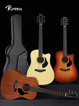 Rosen Snowboard folk guitar 41-inch acoustic guitar beginner beginner guitar for boys and girls
Rosen Snowboard folk guitar 41-inch acoustic guitar beginner beginner guitar for boys and girls