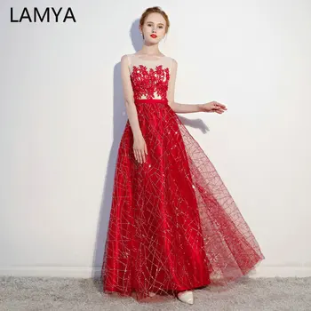 LAMYA Elegant Long Evening Dress 2019 Plus Size Strapless Sleeveless Lace Appliques Party Gown Formal Dresses Robe De Soiree
LAMYA Elegant Long Evening Dress 2019 Plus Size Strapless Sleeveless Lace Appliques Party Gown Formal Dresses Robe De Soiree