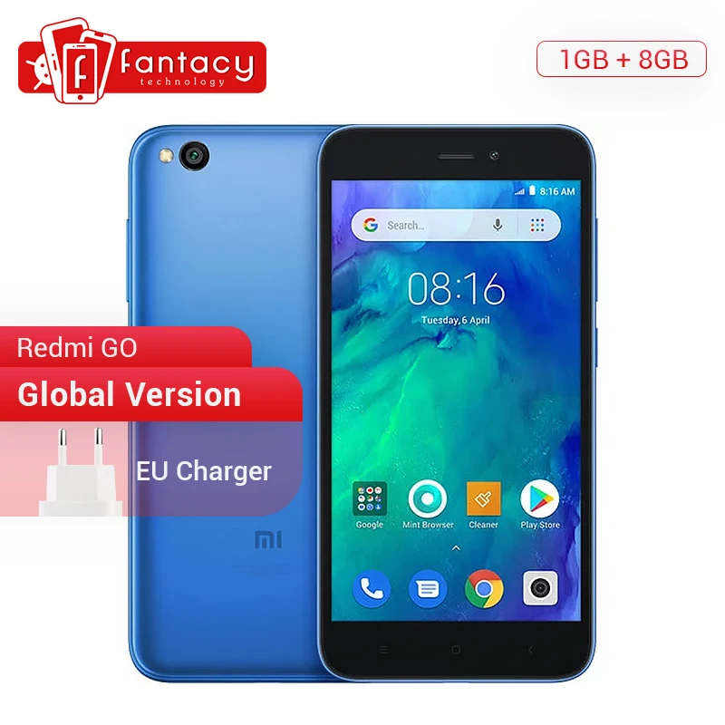 Global Version Xiaomi Redmi GO Snapdragon 425 Quad Core 1GB RAM 8GB ROM Dual SIM Cards 5.0 Inch 3000mAh Smartphone Android Go
Global Version Xiaomi Redmi GO Snapdragon 425 Quad Core 1GB RAM 8GB ROM Dual SIM Cards 5.0 Inch 3000mAh Smartphone Android Go