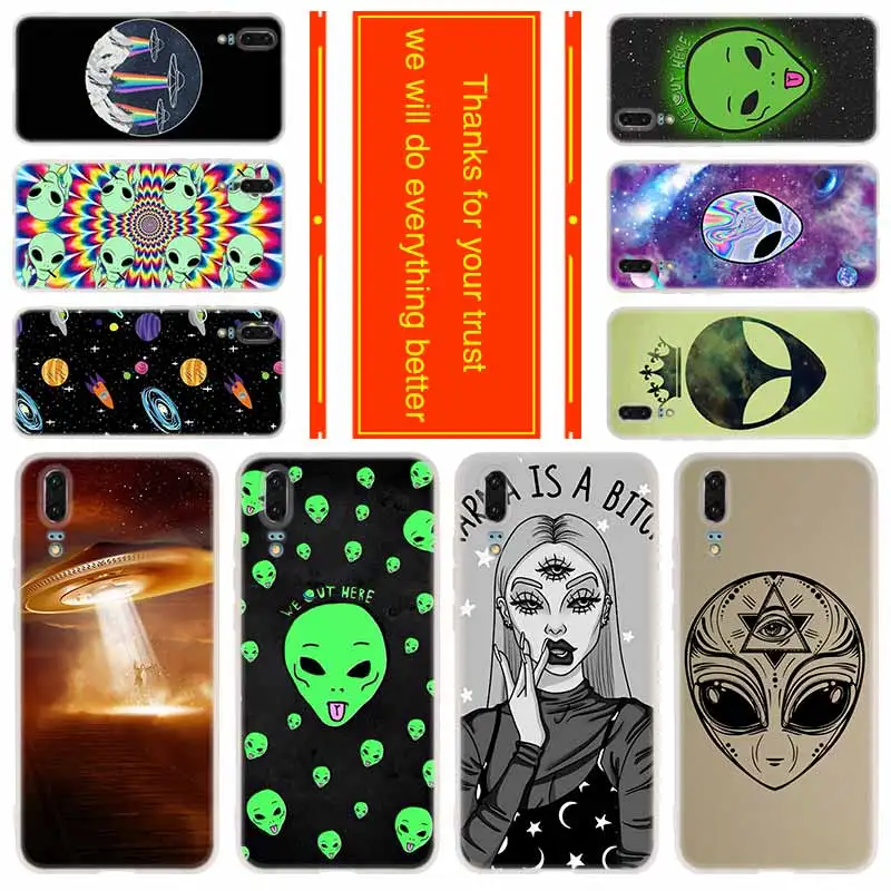 Phone for Huawei P30 Pro P20 Lite 2019 P10 Plus P9 P8 lite 2017 P Samrt p30 Cover Case Emoji Alien spacecraft
Phone for Huawei P30 Pro P20 Lite 2019 P10 Plus P9 P8 lite 2017 P Samrt p30 Cover Case Emoji Alien spacecraft