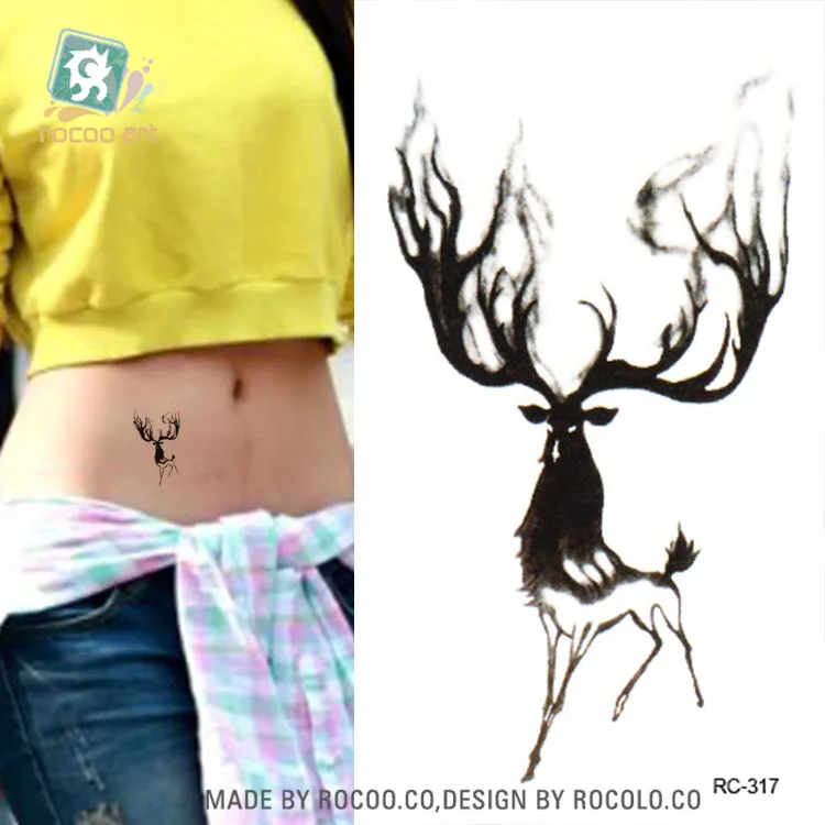 RC-317 Waterproof Tattoos Sticker Ink Paiting Sika Deer Pattern Temporary Tattoo Stickers Body Art Flash Tattoo Foil taty
RC-317 Waterproof Tattoos Sticker Ink Paiting Sika Deer Pattern Temporary Tattoo Stickers Body Art Flash Tattoo Foil taty