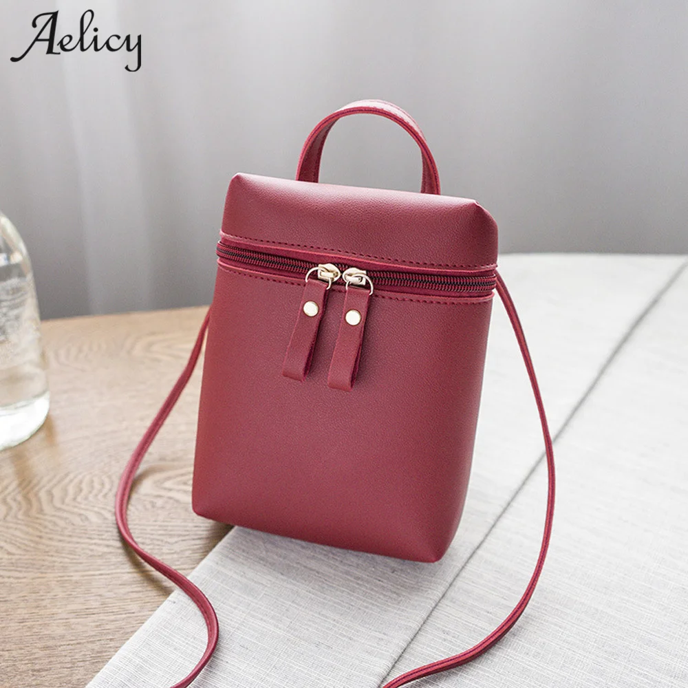 Фото Aelicy Luxury Women Shoulder Bags Fashion Famous Brand Female Handbag PU Leather Messenger Bag Small new design | Багаж и сумки