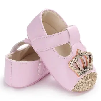 0-18M Newborn Baby Girl Soft Sole Leather Crib Shoes Anti-slip Sneaker Prewalker Red Black Pink Gold Gray
0-18M Newborn Baby Girl Soft Sole Leather Crib Shoes Anti-slip Sneaker Prewalker Red Black Pink Gold Gray
