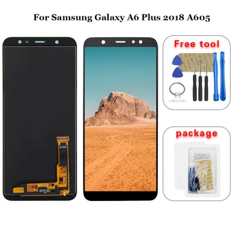 6.0" LCD Display For Samsung Galaxy A6 Plus 2018 A6+ A605fd A605 LCD Display Touch Screen Digitizer Glass Assembly
6.0" LCD Display For Samsung Galaxy A6 Plus 2018 A6+ A605fd A605 LCD Display Touch Screen Digitizer Glass Assembly