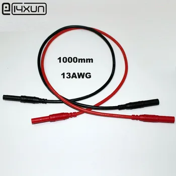 High Quality 1000mm 13AWG High Pressure Silicone Test Leads with 4mm Shrouded Plug & Safety Jack for Instrument Test 1KV/32A
High Quality 1000mm 13AWG High Pressure Silicone Test Leads with 4mm Shrouded Plug & Safety Jack for Instrument Test 1KV/32A