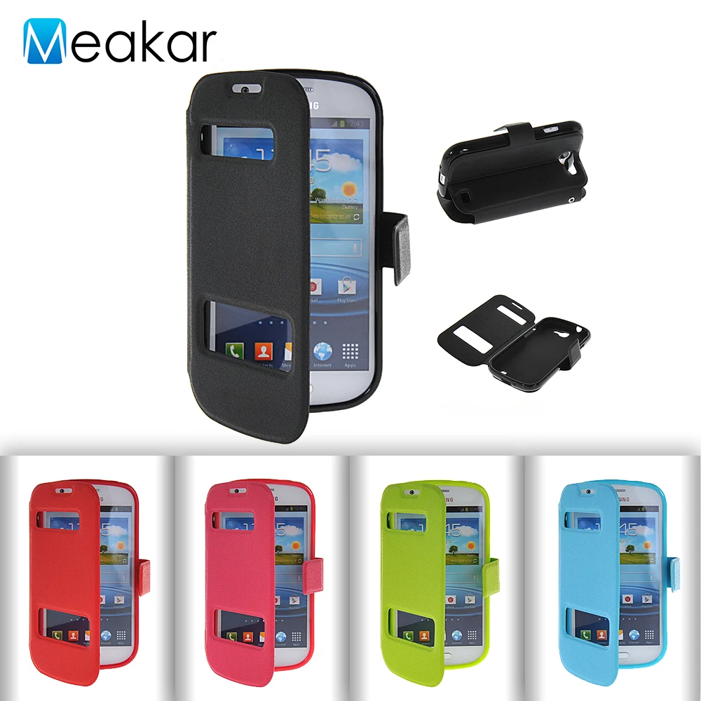 Double Window Pu Leather 4.5For Samsung Galaxy Express Case For Samsung Galaxy Express I8730 Cell Phone Back Cover Case
Double Window Pu Leather 4.5For Samsung Galaxy Express Case For Samsung Galaxy Express I8730 Cell Phone Back Cover Case