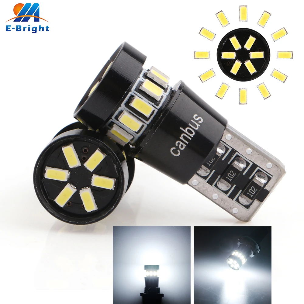 2X DC 9-16V T10 Canbus 3014 18 SMD Black 8000k Led Bulb NO ERROR Turn Parking Door Signal Side Maker Indicator Light Auto Car
2X DC 9-16V T10 Canbus 3014 18 SMD Black 8000k Led Bulb NO ERROR Turn Parking Door Signal Side Maker Indicator Light Auto Car