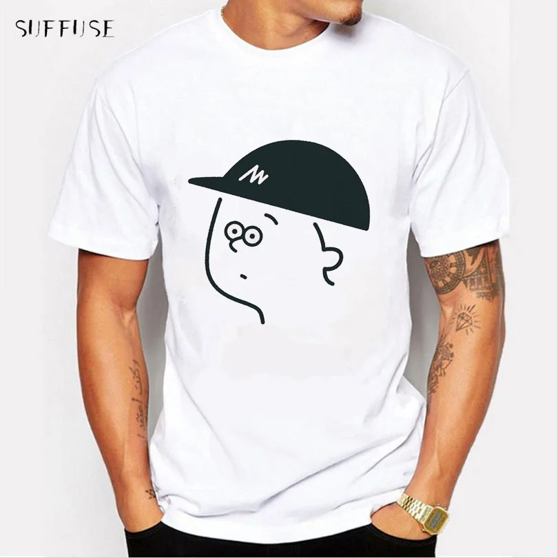 2019 Summer Men's T-Shirt Cartoon Character Print Loose Short Sleeve O-Neck Casual White Modal Summer Funny Top
2019 Summer Men's T-Shirt Cartoon Character Print Loose Short Sleeve O-Neck Casual White Modal Summer Funny Top