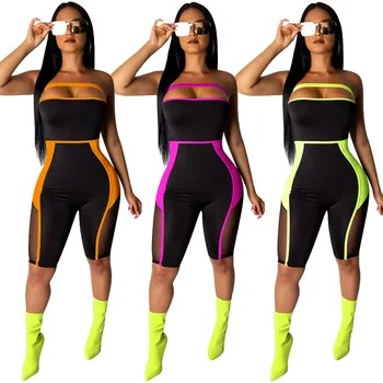 Spring Summer Women Jumpsuit Bodycon Playsuit Bodysuit Overalls Rompers Plus Size Mesh Strapless Club Sexy Jumpsuits
Spring Summer Women Jumpsuit Bodycon Playsuit Bodysuit Overalls Rompers Plus Size Mesh Strapless Club Sexy Jumpsuits