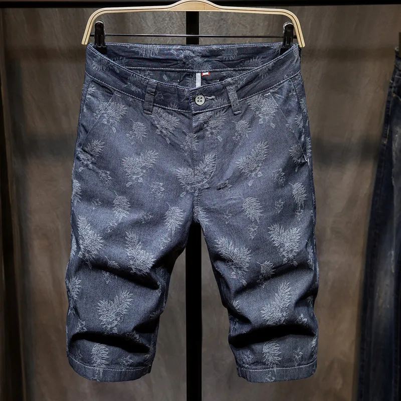 Summer Denim Shorts Men High Quality Double Jacquard Cotton Slim Casual Shorts Jeans
Summer Denim Shorts Men High Quality Double Jacquard Cotton Slim Casual Shorts Jeans