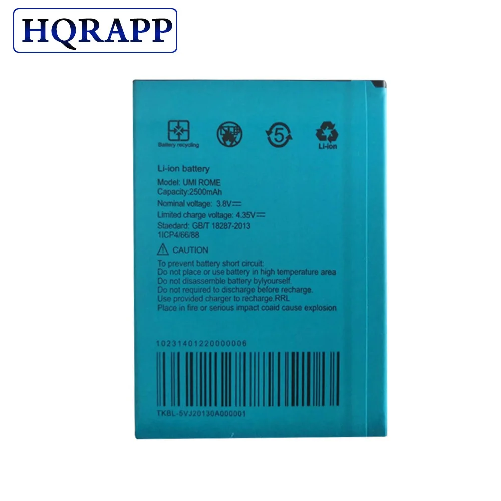 2019 New 2500mAh UMI ROME NEW 100% Battery For UMI ROME X High Quality Cell Phone Replacement Batteries Rechargeable
2019 New 2500mAh UMI ROME NEW 100% Battery For UMI ROME X High Quality Cell Phone Replacement Batteries Rechargeable