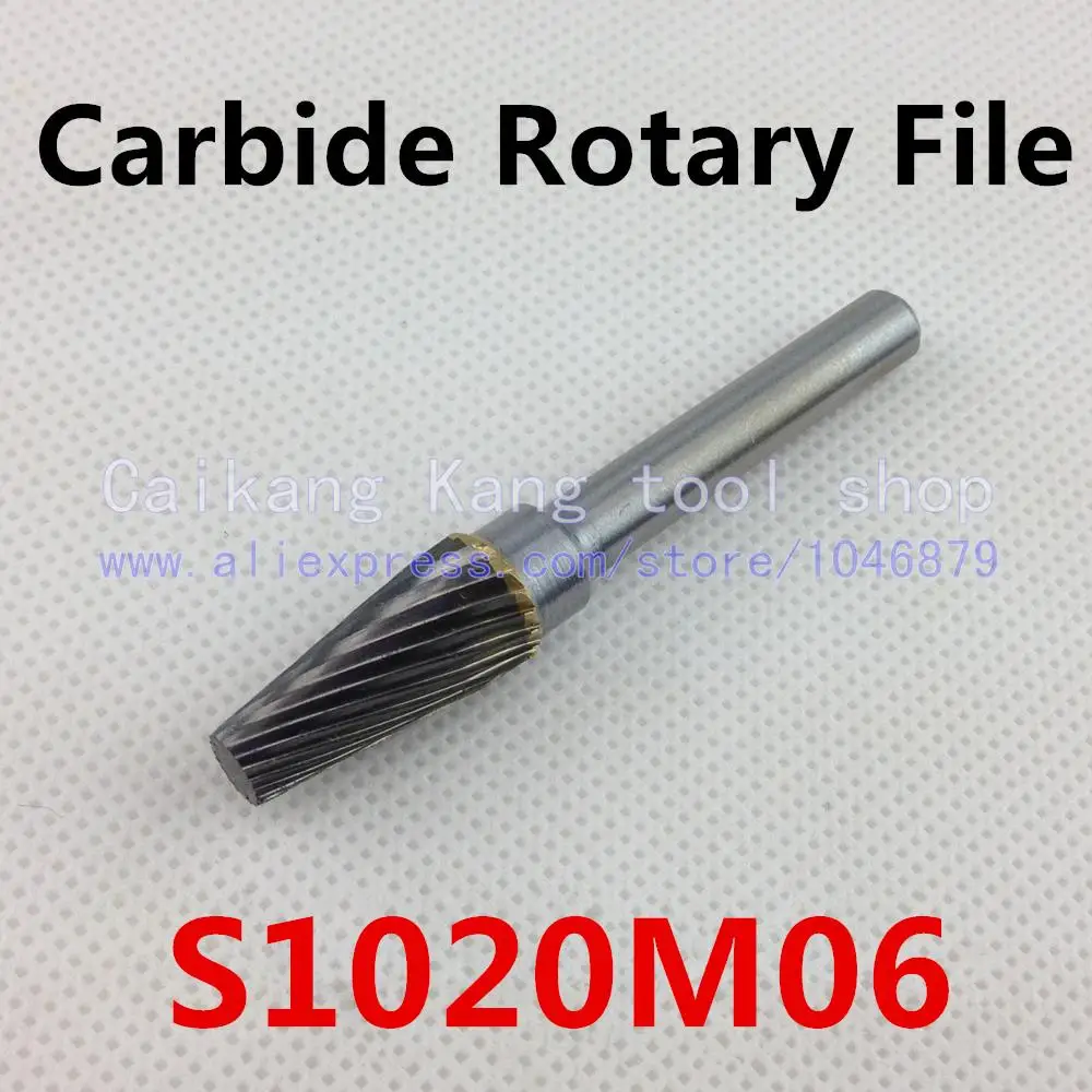 Head 10mm,Cone flat nose,carbide rotary burrs, rotary burrs, deburring with rasp, carbide burrs, carbide grinding.S1020M06
Head 10mm,Cone flat nose,carbide rotary burrs, rotary burrs, deburring with rasp, carbide burrs, carbide grinding.S1020M06