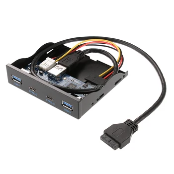 5Gbps High Quality 2 Ports USB3.1 Type-C+ 2 Ports USB 3.0 A Hub to 20Pin Header 3.5'' Front Panel Bracket Drive
5Gbps High Quality 2 Ports USB3.1 Type-C+ 2 Ports USB 3.0 A Hub to 20Pin Header 3.5'' Front Panel Bracket Drive