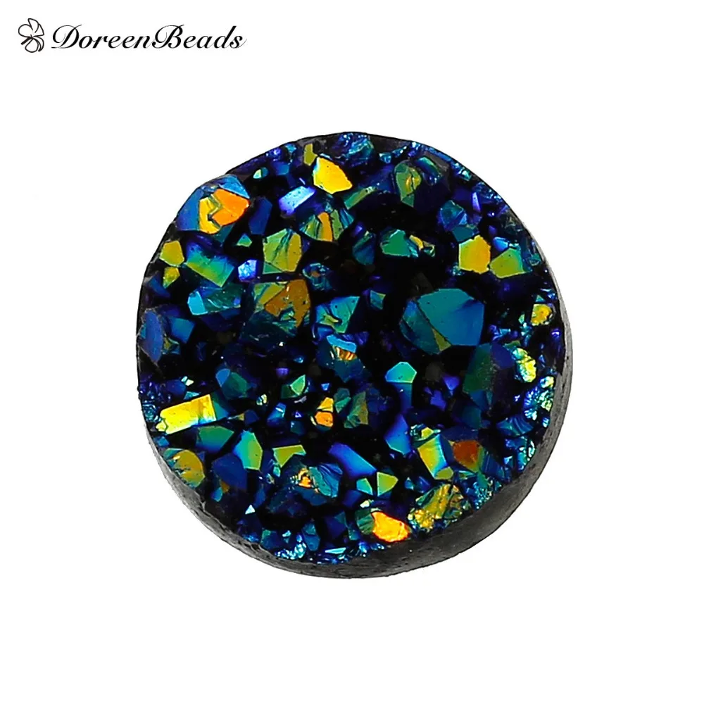 DoreenBeads Drusy /Drusy Resin Cabochon Findings Round Royal Blue AB Color 12mm Dia,50 PCs (B42575) 
DoreenBeads Drusy /Drusy Resin Cabochon Findings Round Royal Blue AB Color 12mm Dia,50 PCs (B42575)