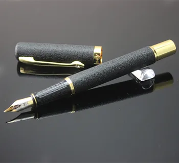 DIKA WEN K9 Business Writing ink pen Supplies Black Rough surface and silver Braod Nib Fountain Pen
DIKA WEN K9 Business Writing ink pen Supplies Black Rough surface and silver Braod Nib Fountain Pen