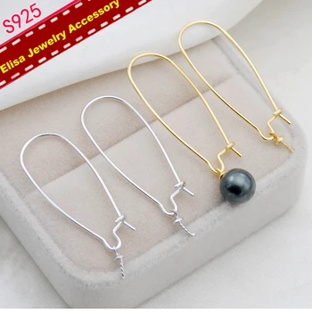 S925 Sterling Silver Earrings Loops Accessory Women DIY Pearl Earrings Findings Handmade Jewelry Findings 3Pairs/Lot
S925 Sterling Silver Earrings Loops Accessory Women DIY Pearl Earrings Findings Handmade Jewelry Findings 3Pairs/Lot