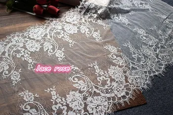 3M Eyelash bilateral Lace Black /White French Wedding bridal Chantilly Lace Fabric Diy decoration Craft Sewing accessories
3M Eyelash bilateral Lace Black /White French Wedding bridal Chantilly Lace Fabric Diy decoration Craft Sewing accessories