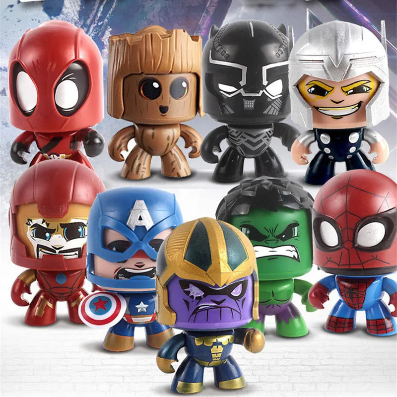 Superhero Iron Man Cool Head Change Face Action Figures Toy Avengers spiderman Hulk Thanos Model Toy Dolls
Superhero Iron Man Cool Head Change Face Action Figures Toy Avengers spiderman Hulk Thanos Model Toy Dolls