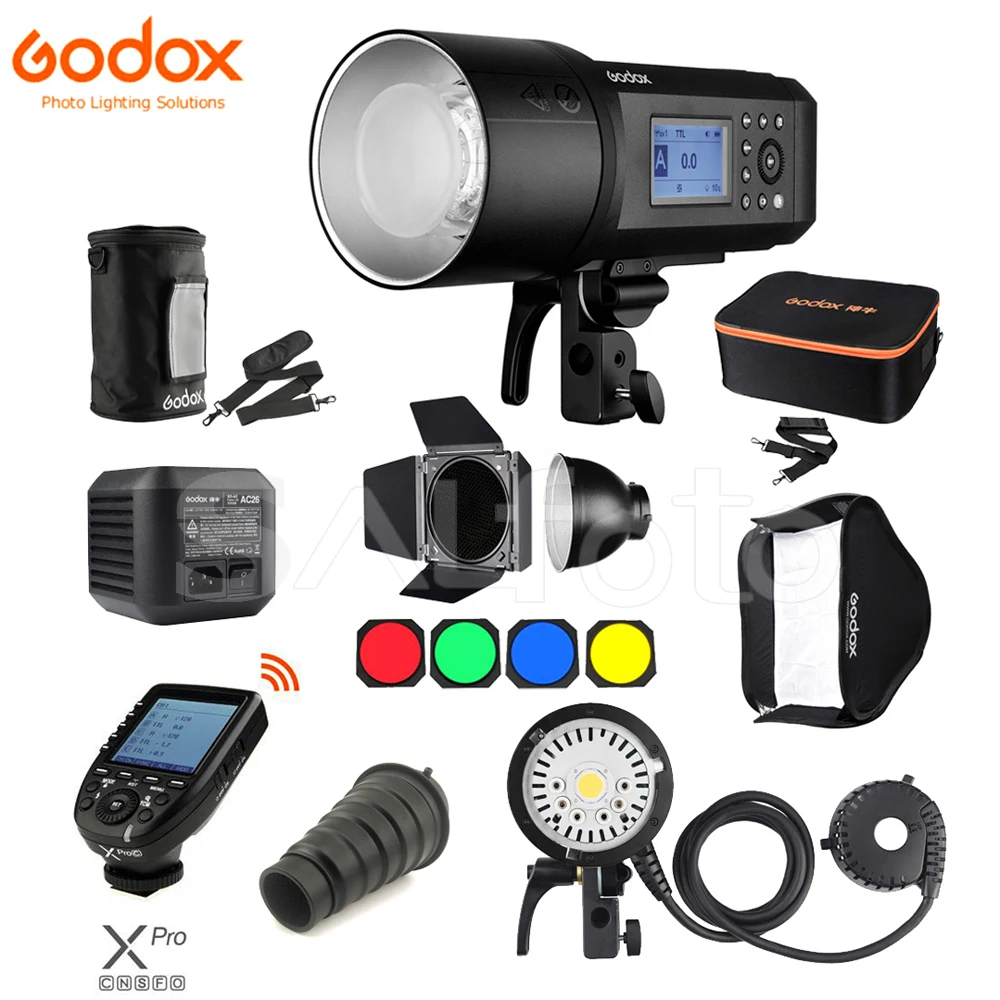 Godox Witstro AD600Pro TTL Outdoor Speedlite Li-ion Battery HSS 2.4G Trigger H600P Extension Head Barndoor Softbox Flash Light
Godox Witstro AD600Pro TTL Outdoor Speedlite Li-ion Battery HSS 2.4G Trigger H600P Extension Head Barndoor Softbox Flash Light