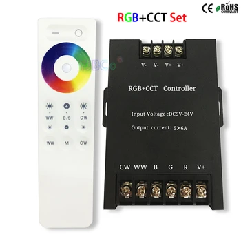 2.4G RF RGB+CCT led Controller & wireless Touch Remote RGBWW DC5V 12V 24V 5CH*6A led dimmer Set for led strip modules
2.4G RF RGB+CCT led Controller & wireless Touch Remote RGBWW DC5V 12V 24V 5CH*6A led dimmer Set for led strip modules