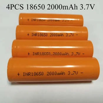SORAVESS 4/8PCS 18650 Battery 3.7V 2000mAh Rechargeable 5C Power Style Lithium Ion INR18650 Batteries For Electric Bicycle
SORAVESS 4/8PCS 18650 Battery 3.7V 2000mAh Rechargeable 5C Power Style Lithium Ion INR18650 Batteries For Electric Bicycle