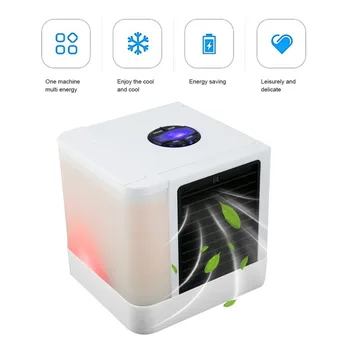USB Mini Portable Air Conditioner Humidifier Purifier 7 Colors Light Desktop Air Cooling Fan Air Cooler Fan for Office Home
USB Mini Portable Air Conditioner Humidifier Purifier 7 Colors Light Desktop Air Cooling Fan Air Cooler Fan for Office Home