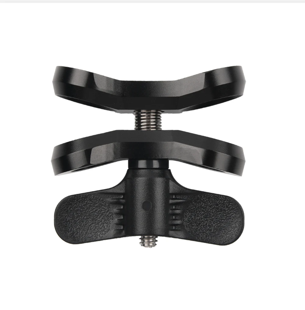 Aluminum CNC Camera Accessory Diving Ball Fixture Lights Arm Ball Butterfly Clip Triple Clamp Mount Adapter for Gopro 6 7 8 9 10 Aluminum CNC Camera Accessory Diving Ball Fixture Lights Arm Ball Butterfly Clip Triple Clamp Mount Adapter for Gopro 6 7 8 9 10