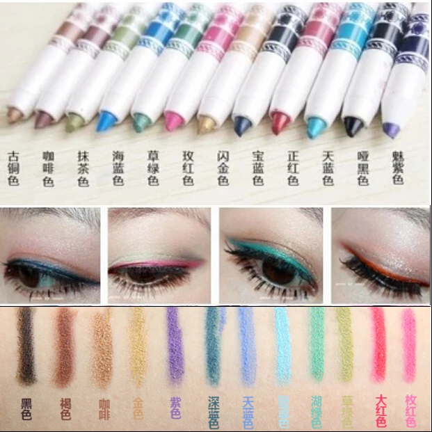 2015 New 12 Colour Professional Makeup Eyeliner Pencil Water Proof Long-Lasting smooth gel eye liner Pen Cosmetic Kit
2015 New 12 Colour Professional Makeup Eyeliner Pencil Water Proof Long-Lasting smooth gel eye liner Pen Cosmetic Kit
