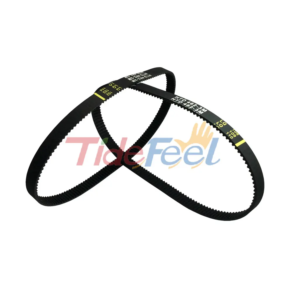 Pack of 2pcs HTD 3M Closed Loop Timing Belt Length 462mm Width 10mm 154 Teeth Pitch 3mm for 3D Printer Accessories
Pack of 2pcs HTD 3M Closed Loop Timing Belt Length 462mm Width 10mm 154 Teeth Pitch 3mm for 3D Printer Accessories