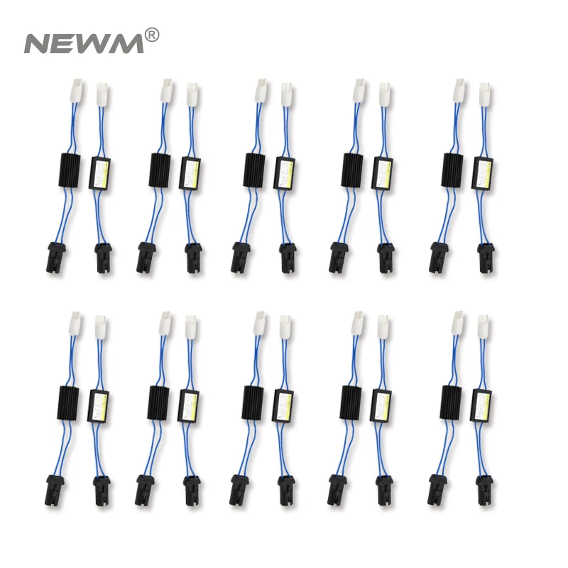 10pcs T10/T15 W5W 194 Error Free Load Resistor Wiring LED Decoder Warning Flashing Canceller Adapter For European Car Lights
10pcs T10/T15 W5W 194 Error Free Load Resistor Wiring LED Decoder Warning Flashing Canceller Adapter For European Car Lights