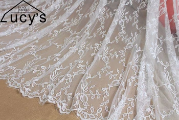 2017 Branches leaves lace fabric 150x300CM soft touching eyelash chantilly lace for wedding!
2017 Branches leaves lace fabric 150x300CM soft touching eyelash chantilly lace for wedding!