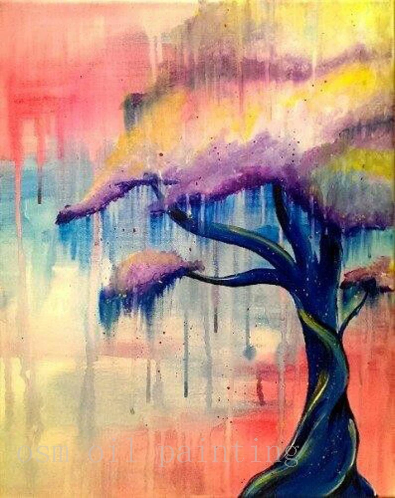 Top Artist Handmade Modern Abstract Colorful Tree Landscape Picture Hand-painted Wall Art Watercolor Plant Canvas Oil Painting
Top Artist Handmade Modern Abstract Colorful Tree Landscape Picture Hand-painted Wall Art Watercolor Plant Canvas Oil Painting