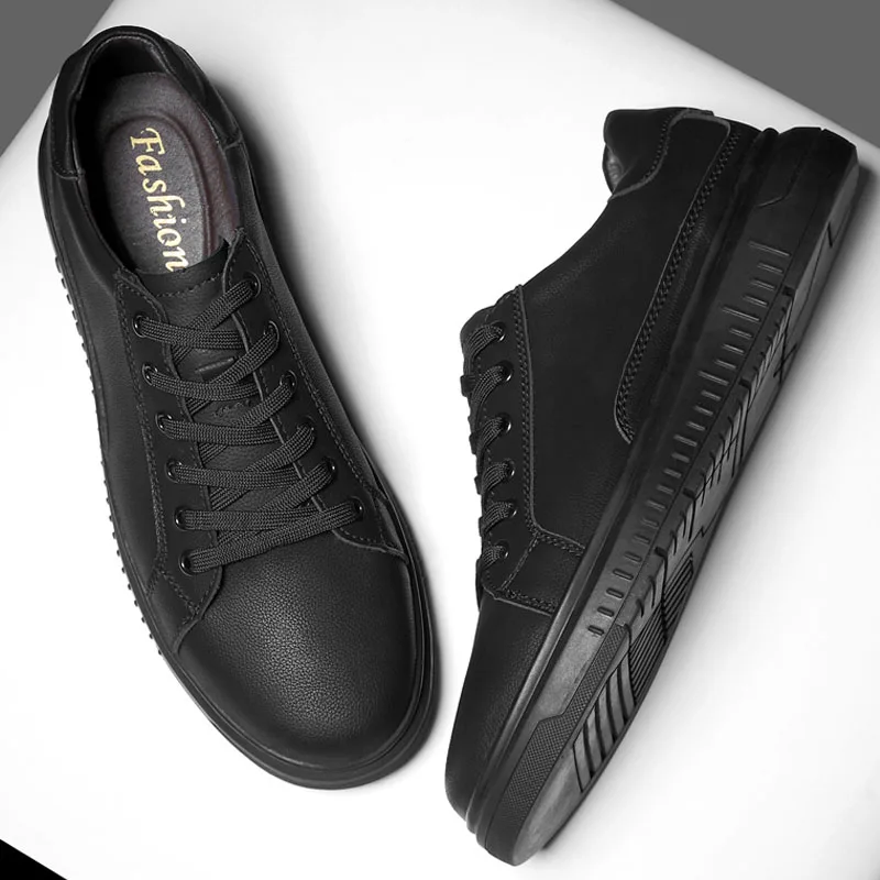 Spring 2019 Plus Size 38-47 Men's Skateboarding Shoes Genuine Leather Sport Shoes For Men Casual Fashion Sneakers Man Brand
Spring 2019 Plus Size 38-47 Men's Skateboarding Shoes Genuine Leather Sport Shoes For Men Casual Fashion Sneakers Man Brand