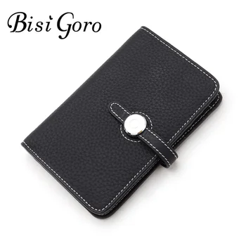 Bisi Goro Lady Short Cowhide Leather Clutch Wallet England Style Women Wallet Fashion Small Female Purse short Coin Card Holder
Bisi Goro Lady Short Cowhide Leather Clutch Wallet England Style Women Wallet Fashion Small Female Purse short Coin Card Holder