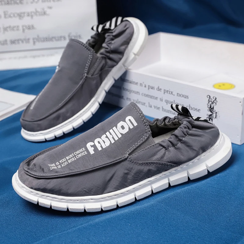 Slip on Canvas shoes men loafers Summer footwear casual shoes comfortable lazy chaussure homme lightweight walking leisure style
Slip on Canvas shoes men loafers Summer footwear casual shoes comfortable lazy chaussure homme lightweight walking leisure style