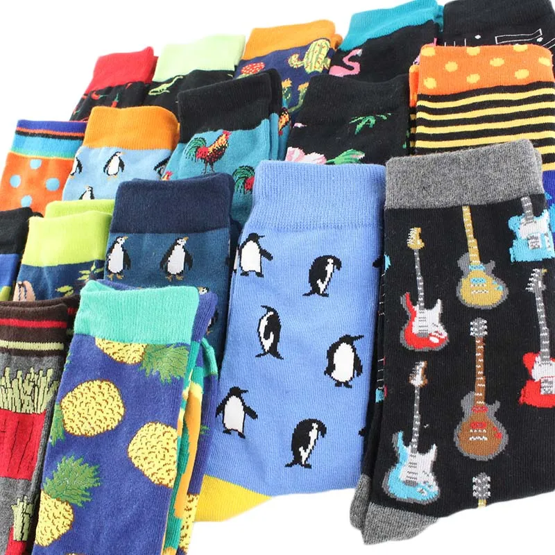 Men Socks Fashion Cartoon Monkey Beer Fish Funny Harajuku Hip Hop Sokken Street Style Happy Casual Skate Cotton Socks Creative
Men Socks Fashion Cartoon Monkey Beer Fish Funny Harajuku Hip Hop Sokken Street Style Happy Casual Skate Cotton Socks Creative