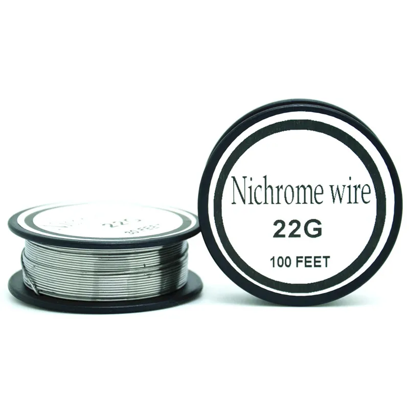 Nichrome wire 22 Gauge 100FT 0.6mm Cantal Resistance Resistor AWG DIY atomizing core
Nichrome wire 22 Gauge 100FT 0.6mm Cantal Resistance Resistor AWG DIY atomizing core