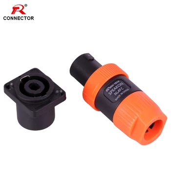 25sets 4 Pin Speak NL4FC Blue Orange Male Plug + Female Jack Compatible Audio Cable Connector OT8G VE028 P0.11
25sets 4 Pin Speak NL4FC Blue Orange Male Plug + Female Jack Compatible Audio Cable Connector OT8G VE028 P0.11
