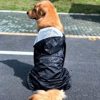 Large Dog Raincoat Hooded For Big Dogs Black Rain Coat Labrador Jumpsuit rainsuit Costume Rain Cover Reflective Big Dog Poncho L
Large Dog Raincoat Hooded For Big Dogs Black Rain Coat Labrador Jumpsuit rainsuit Costume Rain Cover Reflective Big Dog Poncho L