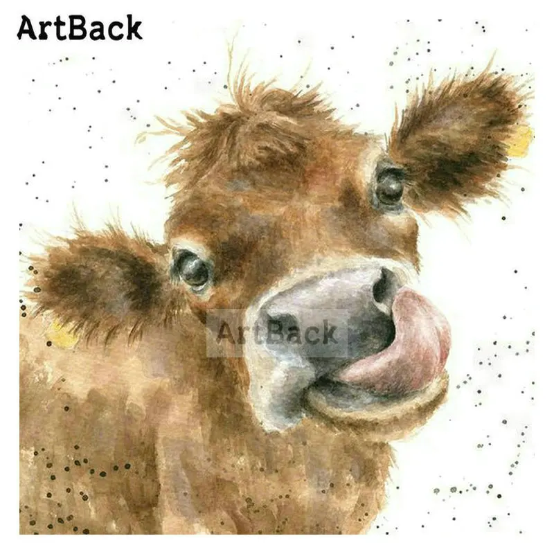 ArtBack 5d diy diamond painting cow painting 3D full square round drill rhinestone embroidery diamond mosaic animal
ArtBack 5d diy diamond painting cow painting 3D full square round drill rhinestone embroidery diamond mosaic animal