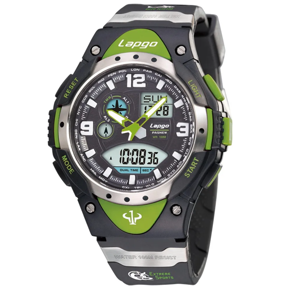 Pasnew New 100 Meters Waterproof Outdoor Sports Men's Running Countdown Luminous Alarm Function Electronic Watch PLG-1018AD
Pasnew New 100 Meters Waterproof Outdoor Sports Men's Running Countdown Luminous Alarm Function Electronic Watch PLG-1018AD