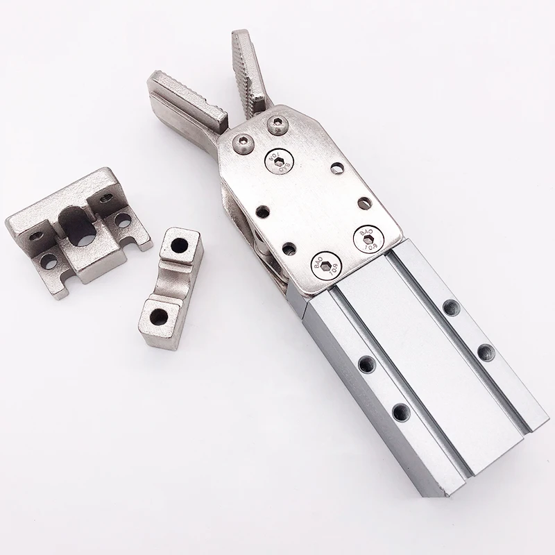 Robot accessories cylinder2015 1615D/S-L Single and double motion clamp Injection molding machinery Pneumatic Water clip fixture
Robot accessories cylinder2015 1615D/S-L Single and double motion clamp Injection molding machinery Pneumatic Water clip fixture