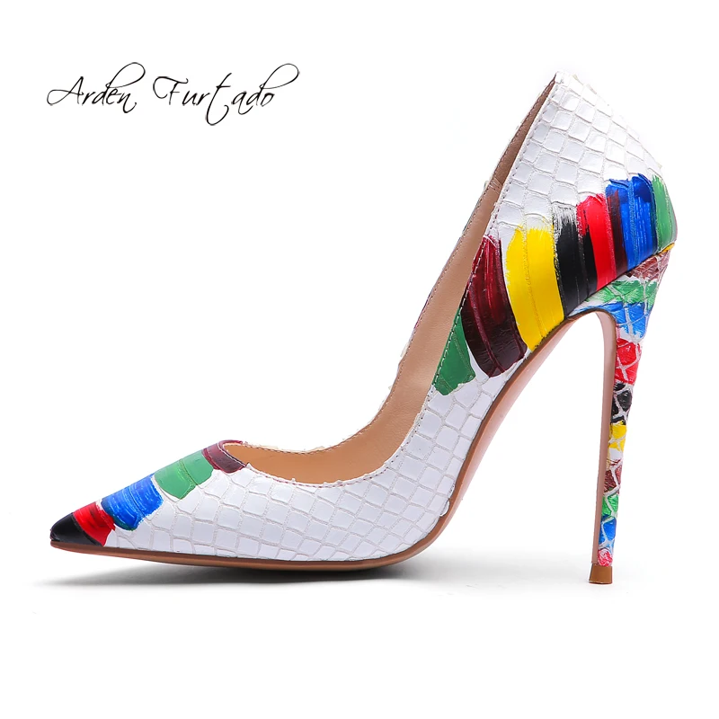 Arden Furtado 2019 spring autumn high heels 12cm stilettos pointed toe women's shoes pumps fashion slip on red white pumps 41 43
Arden Furtado 2019 spring autumn high heels 12cm stilettos pointed toe women's shoes pumps fashion slip on red white pumps 41 43