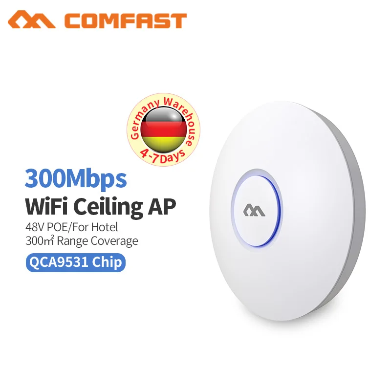 High Performance 300Mbps Ceiling Wireless AP Wireless AP 9341 chip 16MB flash 64MB Ram Openwrt Wireless Access Point AP Router
High Performance 300Mbps Ceiling Wireless AP Wireless AP 9341 chip 16MB flash 64MB Ram Openwrt Wireless Access Point AP Router